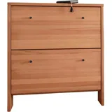 Home Affaire Dura Kommode 82 x 95 x 27 cm Braun / Beige