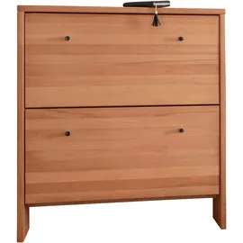 Home Affaire Dura Kommode 82 x 95 x 27 cm Braun / Beige