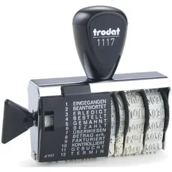 WEDO® Wortband-Stempel mit Datum