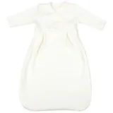 TupTam Baby Unisex Langarm Innenschlafsack, 50-56, Ecru - 50-56