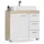 VASAGLE Waschbeckenunterschrank 3 große Schubladen 70 x 64 x 30 cm Beige