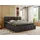 MKS Meble Boxspringbett 160x200 cm mit Bettkasten, Bett mit Matratze H3... Boxspringbett mit Topper T25 - NIRA - Dunkelgrau Velvet - H3