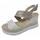 Nero Giardini Keilsandalette Damen Weiß/Gold 40
