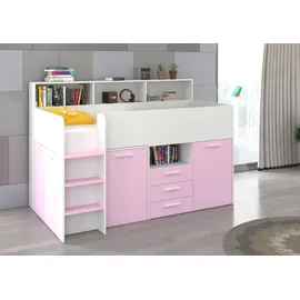 BIM Furniture Etagenbett NEO 90 x 200 cm Eiche weiß lavendel