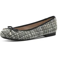 TAMARIS Comfort Damen Sneaker flach Sportlich Vegan, Schwarz (Black),