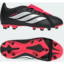 adidas PREDATOR CLUB Fold-Over Tongue Firm Ground/Multi Ground Fußballschuh Kids - Core Black / Cloud White / Lucid Red - 33