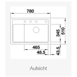 Blanco Zenar XL 6 S Compact Silgranit PuraDur weiß Be re O.ZUB. M.AF.