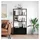 vidaXL Bücherregal 80 x 30 x 155,5 cm Schwarz