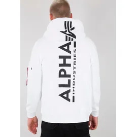 Alpha Industries Back Print Reißverschlusspullover White XL