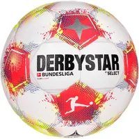 Derbystar Bundesliga Club S-Light 290g Leicht-Fußball 2025/26 weiss/rot/gelb 4