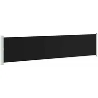 vidaXL Ausziehbare Seitenmarkise 140 x 600 cm schwarz 313369