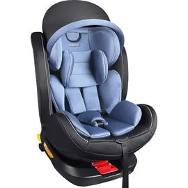 XOMAX XZ-16 Kindersitz drehbar 360° mit ISOFIX und Liegefunktion I mitwachsend I 0-36 kg, 0-12 Jahre, Gruppe 0/1/2/3 I 5-Punkt-Gurt und 3-Punkt-Gurt I Bezug abnehmbar, waschbar I ECE i-Size 129R