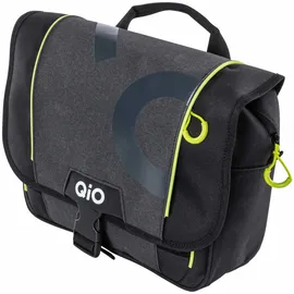 QIO Mattis Gepäckträgertasche grau/schwarz