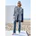 Madeleine Gehrock mit Jacquard-Muster in marine / wollweiß), | Gr.: 36