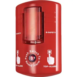 B-Safety TOP-ALARM rot Sensor:man.Wandmontage