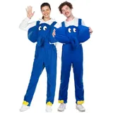 Maskworld Kostüm Die Sendung mit der Maus - Elefant Kostüm - Faschi, Offizielles Kostüm der Sendung mit der Maus - für Männer und Frauen blau M