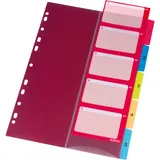 Herlitz 10913689, Tab-Register Gemischte Farben