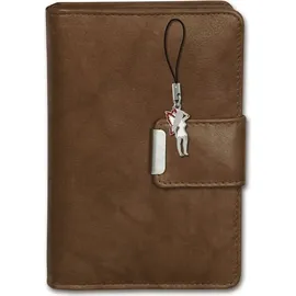 Drachenleder Money Maker Damen Geldbörse braun