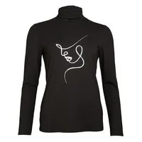 Seidel Moden Langarmshirt SEIDEL MODEN, Damen, Gr. 42, schwarz,