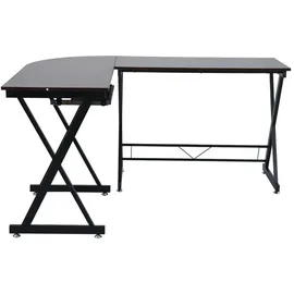 Svita Eckschreibtisch ECKHART Nussbaum