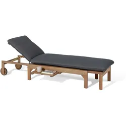 Tchibo - Ausziehliege »Tinus« mit Premium-Auflage - 215x90x75cm - anthrazit - Akazienholz / Polyester / Polyurethan