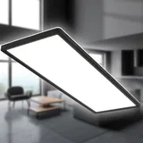 B.K.Licht LED Panel 1 58x20 cm eckig schwarz