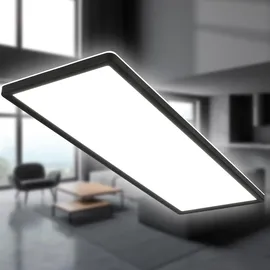 B.K.Licht LED Panel 1 58x20 cm eckig schwarz