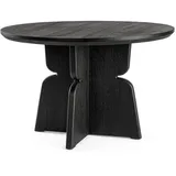 BIZZOTTO Esstisch Empire 120 cm, Schwarz
