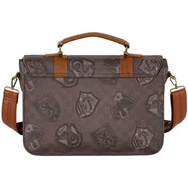 Karactermania Harry Potter Pride-Große Satchel Umhängetasche, Braun, 35,5 x 27 cm