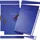 Pagna Bewerbungsmappe Swing A4 Blau