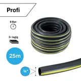stabilo-sanitär Profi Gartenschlauch 25 m gelb