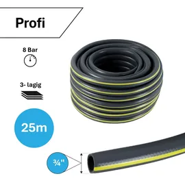 stabilo-sanitär Profi Gartenschlauch 25 m gelb