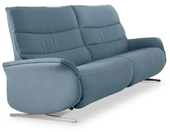 himolla Sofa Klingenberg Stoff Grau Kiesel