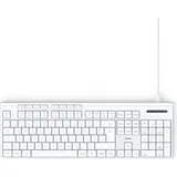 Hama CK-200 USB Tastatur Deutsch, QWERTZ Weiß