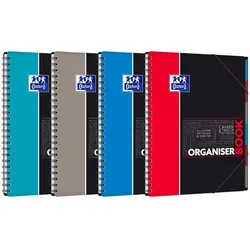 Oxford Studium Collegeblock 'ORGANISERBOOK', A4+, liniert