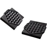 Neumärker Bubble Waffel Backplattensatz schwarz