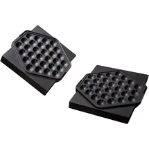 Neumärker Bubble Waffel Backplattensatz schwarz