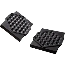 Neumärker Bubble Waffel Backplattensatz schwarz