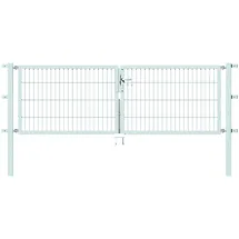 GAH Alberts Alberts Flexo 250 cm Breite in versch. Höhen silberfarben