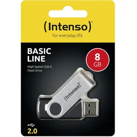 Intenso Basic Line 8GB schwarz/silber