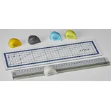 Artoz Schneidelineal 7-teilig 32,0 cm, glasklar