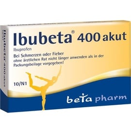 betapharm Arzneimittel GmbH IBUBETA 400 akut Filmtabletten 10 St