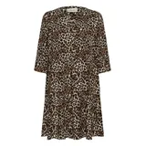 Cream Blusenkleid Leopard Mix bunt 40