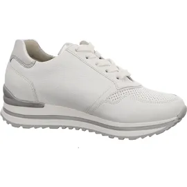 Gabor Sneaker Low Damen Weiß/Silber Weite H 38