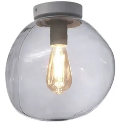 IT'S ABOUT ROMI Deckenleuchte "HELSINKI", grau, Ø 26cm H: 28cm, Lampen, Organischer Form