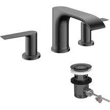 Hansgrohe Vivenis 3-Loch Waschtischarmatur Brushed Black