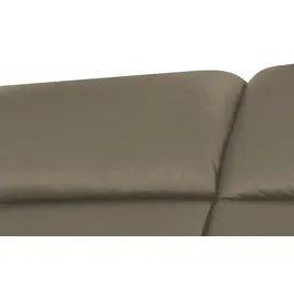 meinSofa Einzelcouch Leder 2-Sitzer Beige