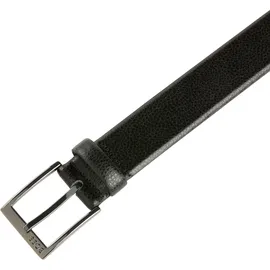 Boss Herrengürtel Leder schwarz 105