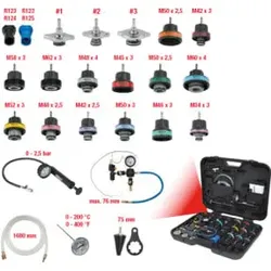KS Tools MASTER Kühlsystem-Diagnose-Service-Satz, 25-tlg.