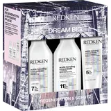 REDKEN Pflegeset mit Shampoo 300ml, Conditioner 300ml & Leave-In 150ml, Konzentrierte All-In-One Formel gegen Farbverlust, Acidic Bonding Concentrate